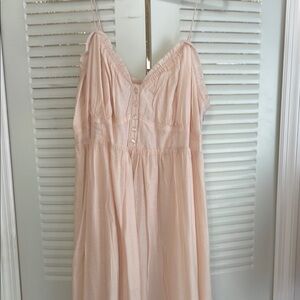 H&M Fairycore Pink Midi Dress